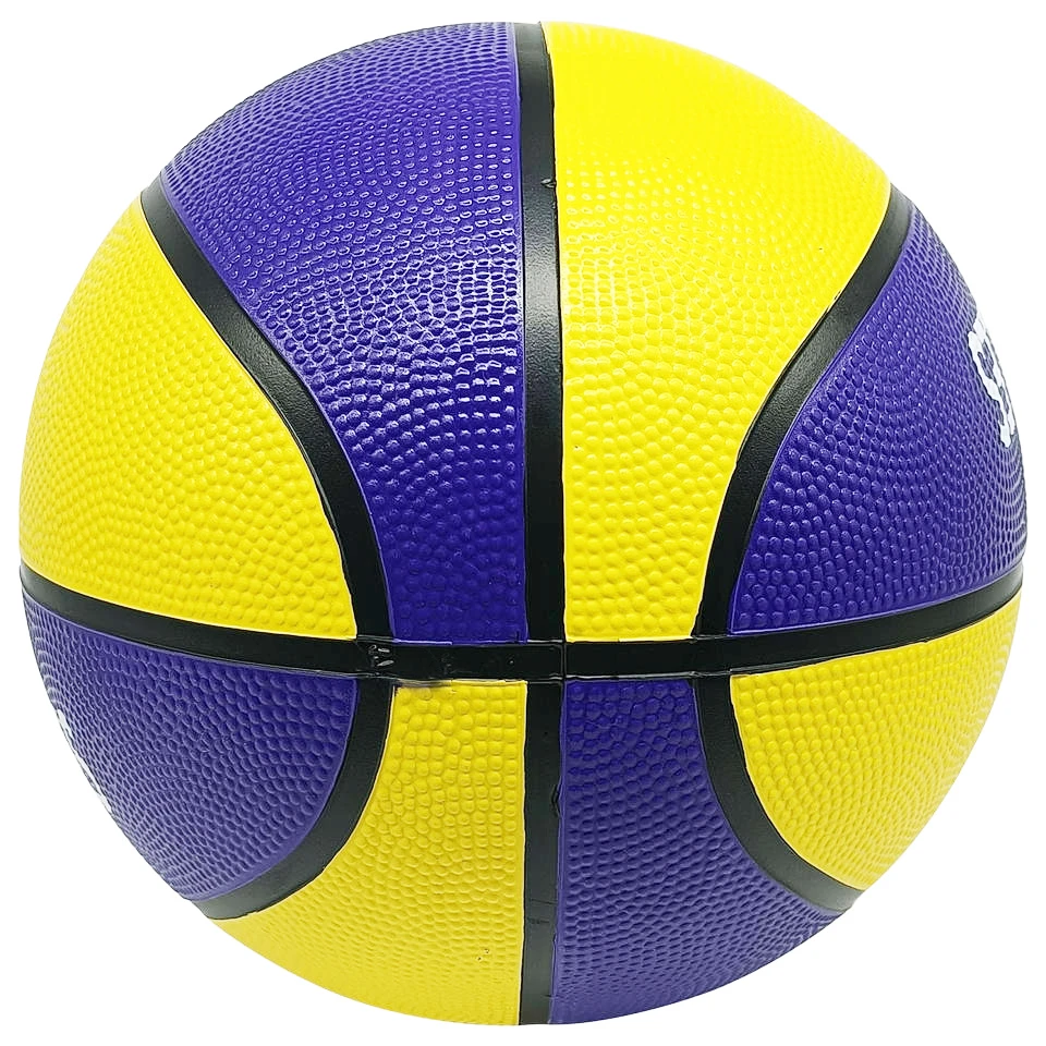 Hot Sales Colorful Rubber Basketball Custom Printed logo Rubber Basketball Ball