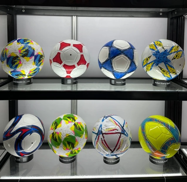 High Quality Machine Stitched Soccer Size 5 TPU Football Balls Professional Soccer Footballs