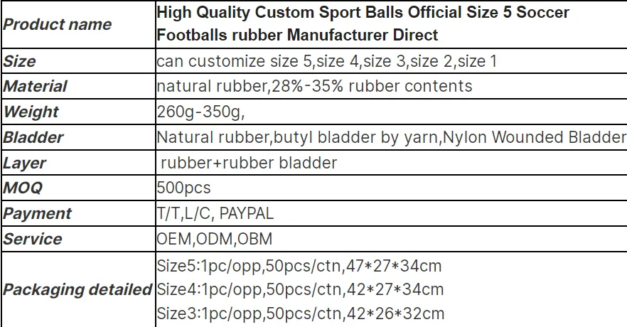 official match ball size 5